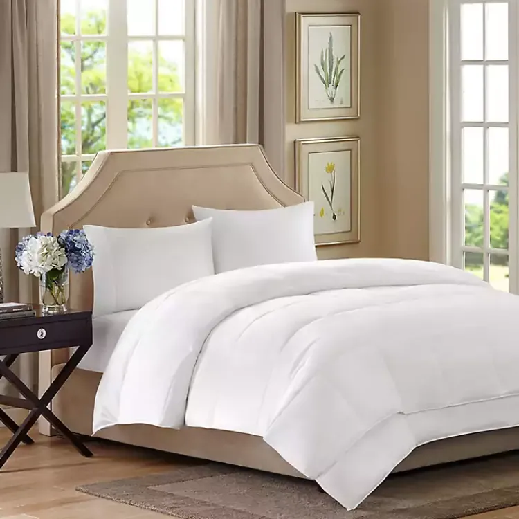 Comforters-Kirklands Home All Season Down Alternative King Comforter White