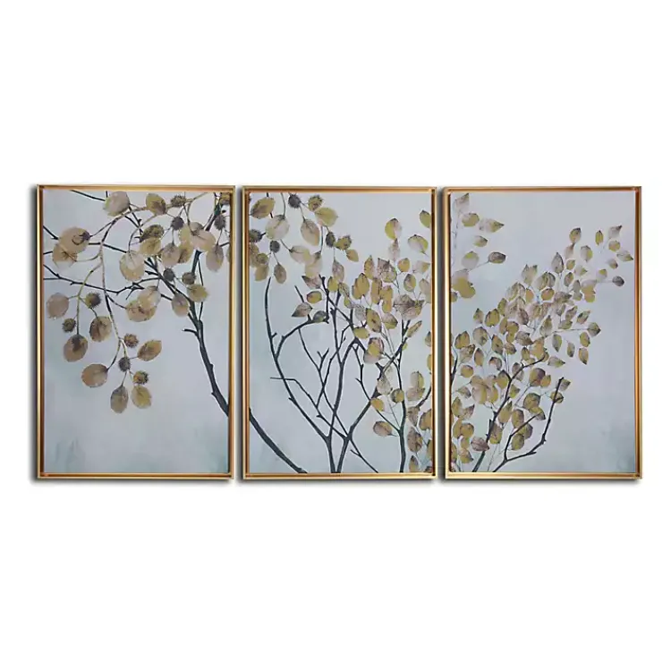 Canvas Art-Kirklands Home Asian Branches Framed Canvas Art Prints, Set of 3 Multi