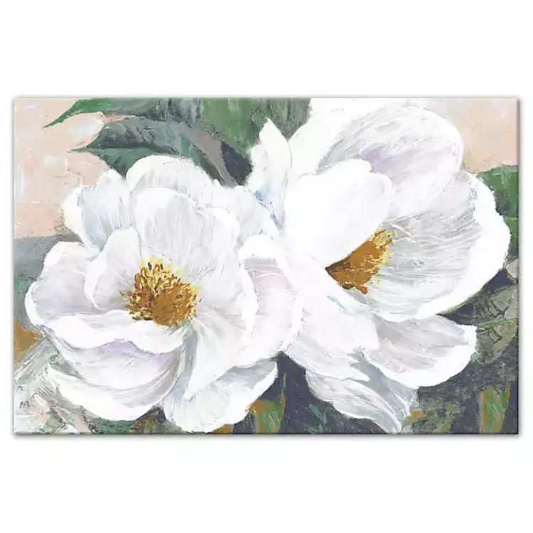 Canvas Art-Kirklands Home Magnolia Blossoms Canvas Art Print Multi
