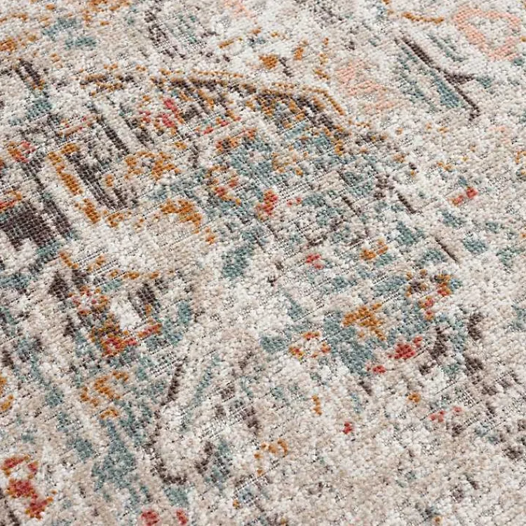 Outdoor Rugs-Kirklands Home Faded Turkish Indoor/Outdoor Area Rug, 5x7 Ivory