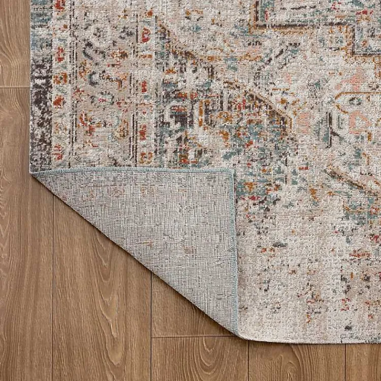 Outdoor Rugs-Kirklands Home Faded Turkish Indoor/Outdoor Area Rug, 7x9 Ivory