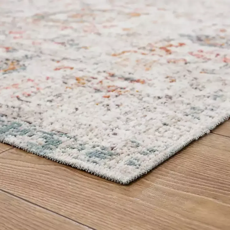 Outdoor Rugs-Kirklands Home Caramel Botanical Indoor/Outdoor Area Rug, 5x7