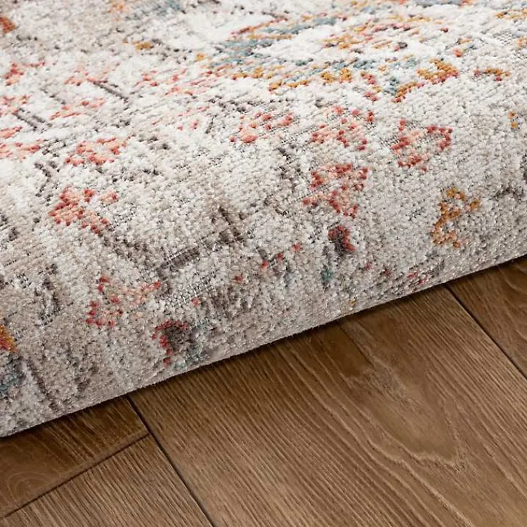 Outdoor Rugs-Kirklands Home Caramel Botanical Indoor/Outdoor Area Rug, 5x7