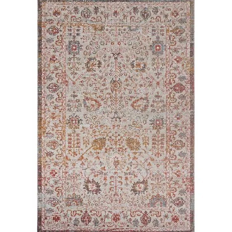 Outdoor Rugs-Kirklands Home Budding Bohemian Indoor/Outdoor Area Rug, 5x8