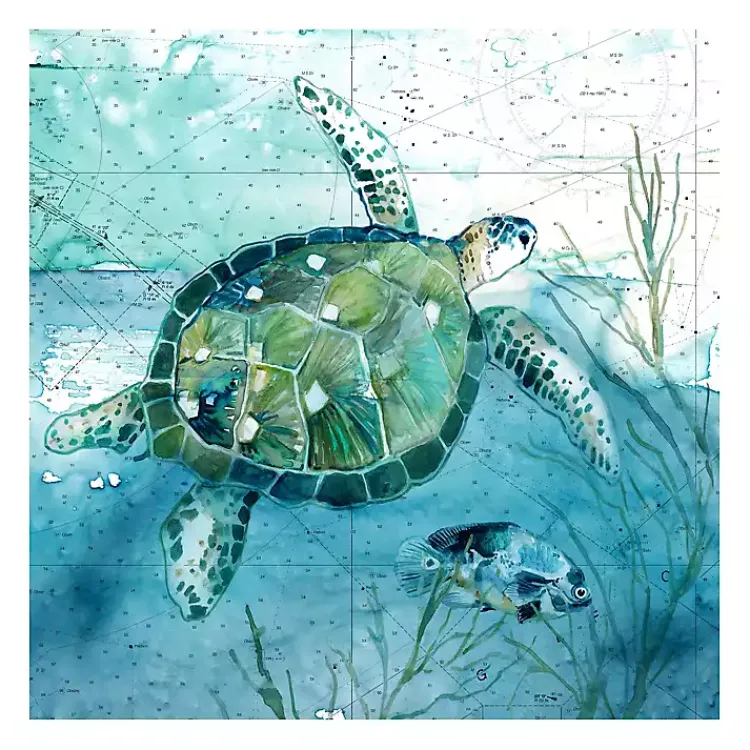 Canvas Art-Kirklands Home Island Swim I Giclee Canvas Art Print