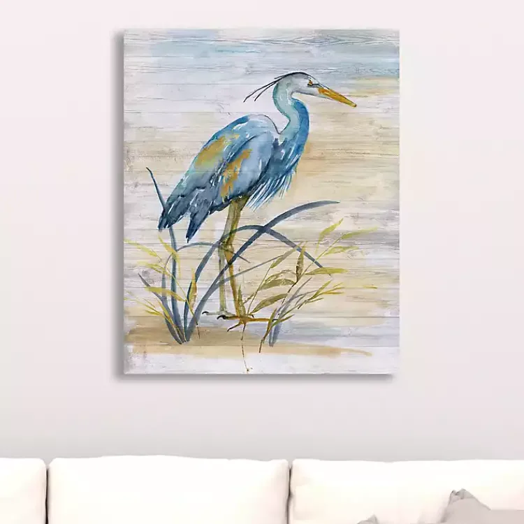 Canvas Art-Kirklands Home Blue Heron Giclee Canvas Art Print