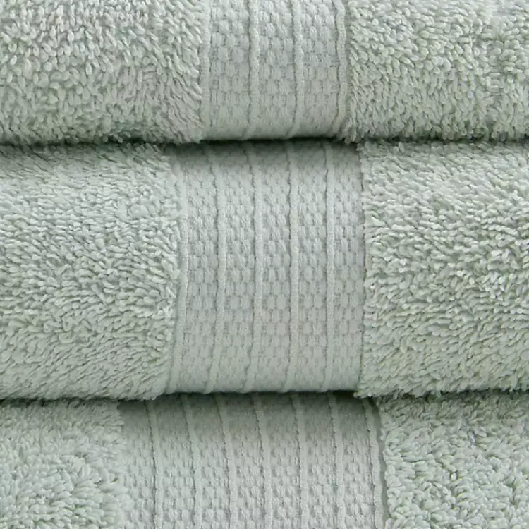 Bath Towels-Kirklands Home Seafoam Organic Cotton 6-pc. Towel Set Blue