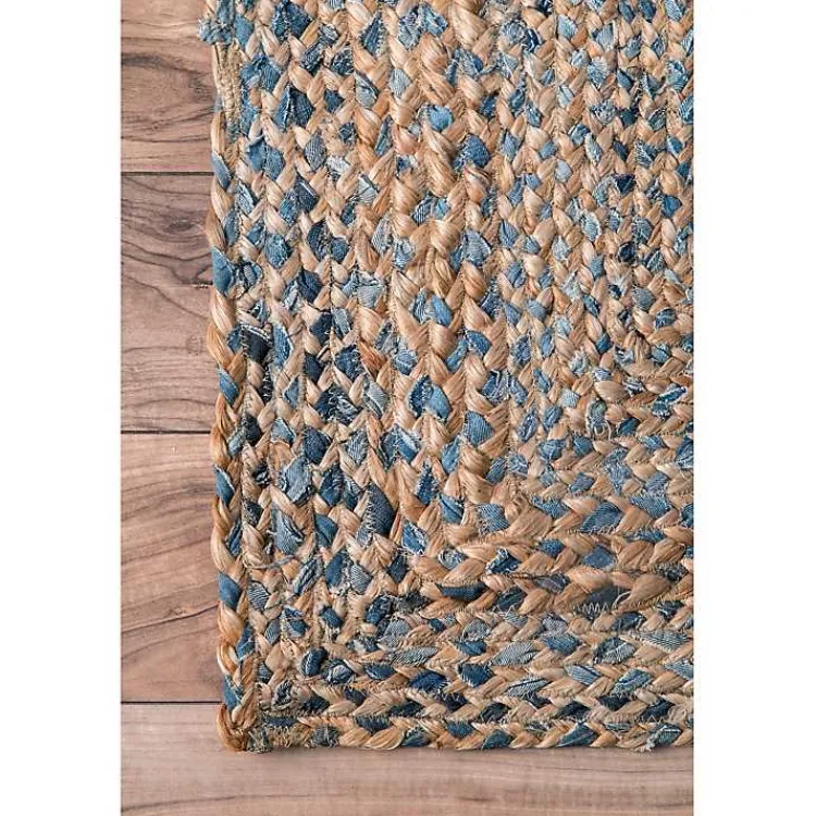 Area Rugs-Kirklands Home Ella Hand Braided Jute Rug, 5x8 Tan