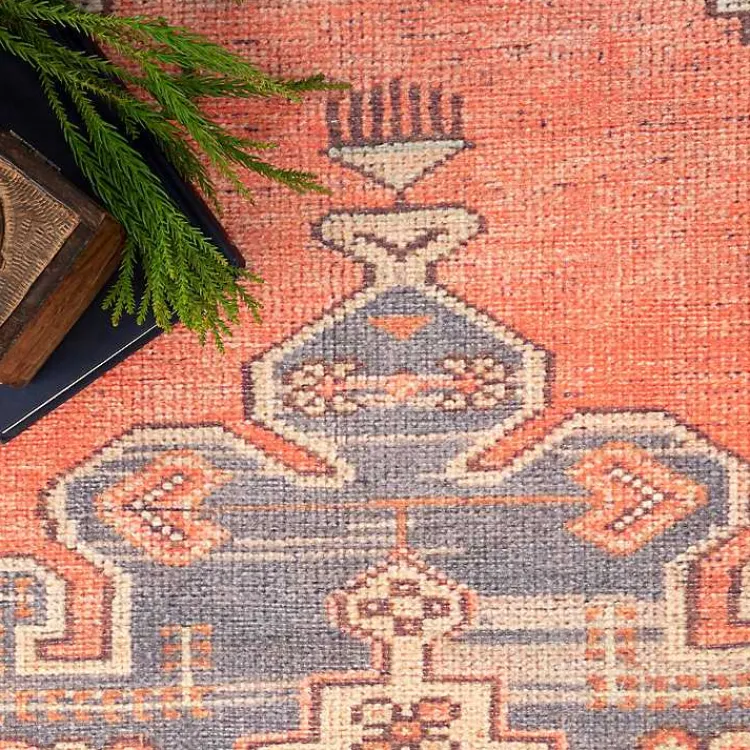 Area Rugs-Kirklands Home Carla Flatweave Area Rug, 5x7 Red