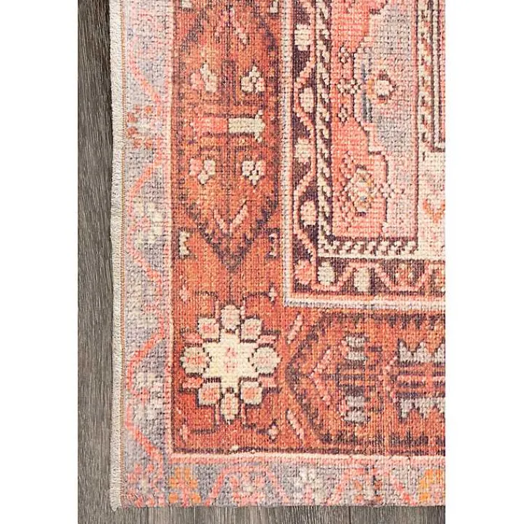 Area Rugs-Kirklands Home Carla Flatweave Area Rug, 5x7 Red