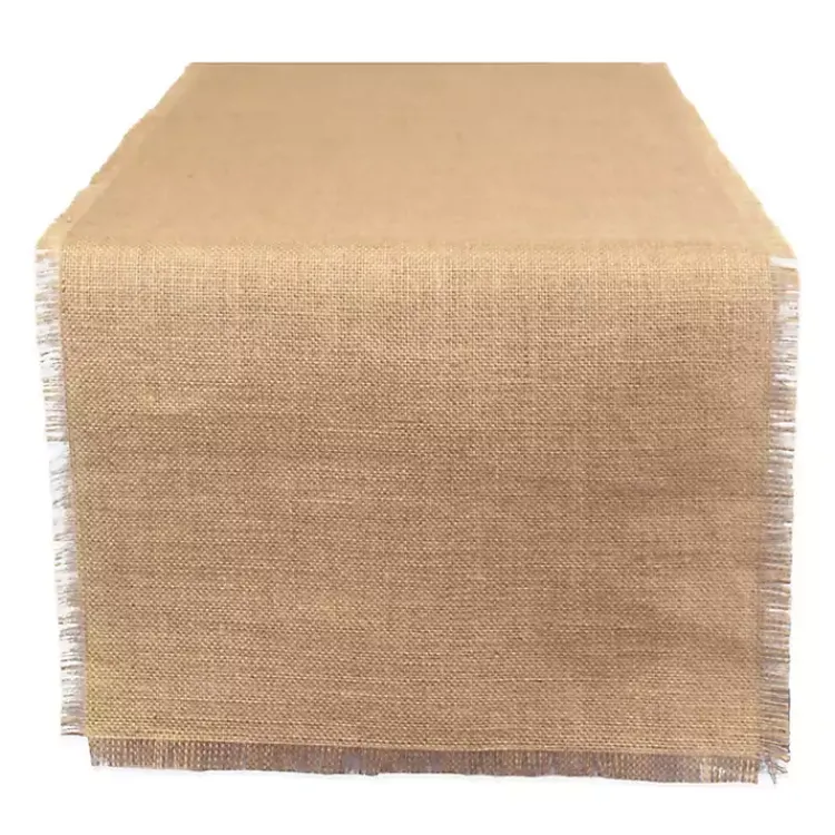 Table Linens-Kirklands Home Natural Jute Table Runner, 48 in. Tan