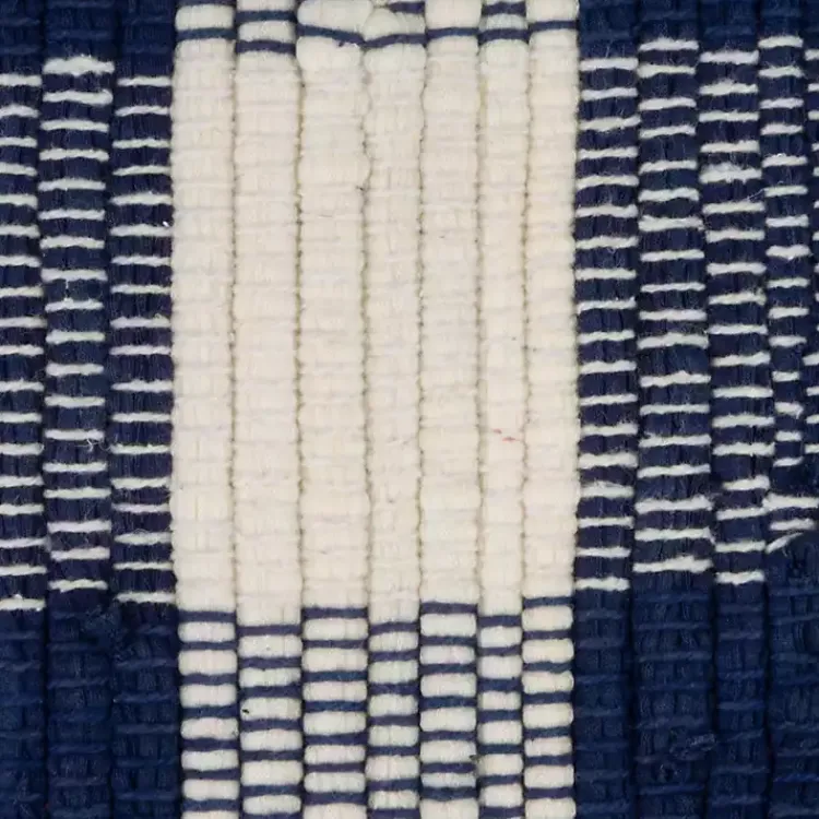 Accent Rugs-Kirklands Home Navy and White Buffalo Check Accent Rug Blue