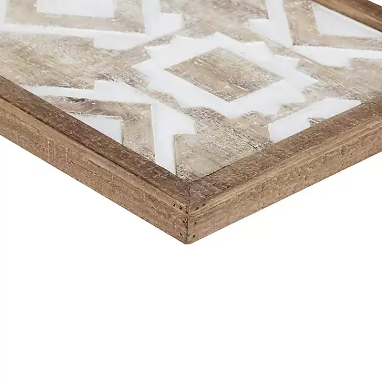 Wall Plaques-Kirklands Home Gail Wooden Plaques, Set of 3 Brown