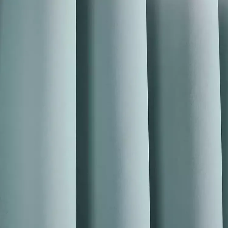 Curtains & Drapes-Kirklands Home Knotted Curtain Panel Set, 95 in. Blue