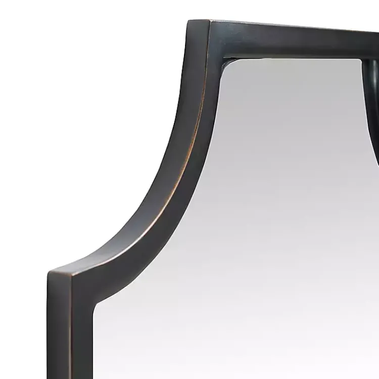 Decorative Mirrors-Kirklands Home Bronze Metal Abigail Mirror Brown