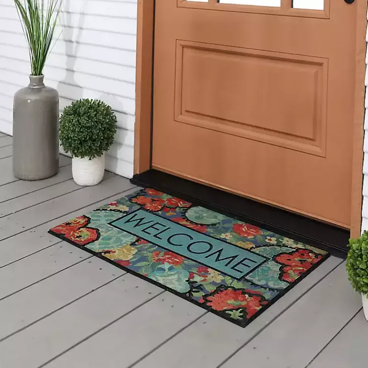 Doormats-Kirklands Home Floral Ethereal Doormat Multi