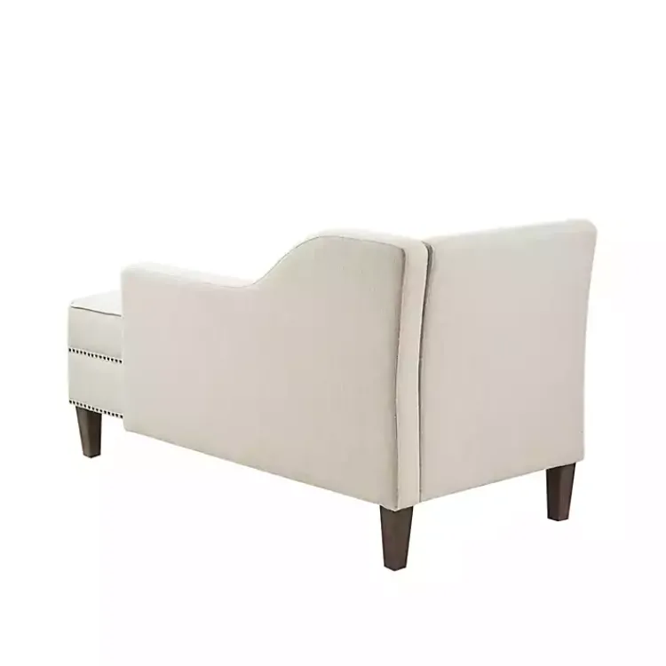 Sofas & Loveseats-Kirklands Home Natural Brett Accent Chaise Lounge Tan