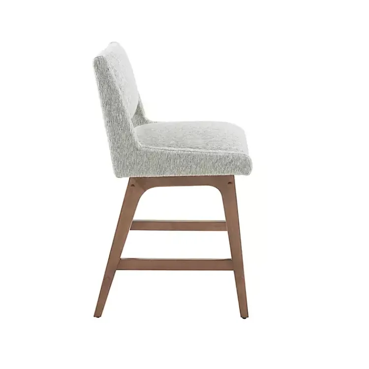 Bar Stools & Counter Height Stools-Kirklands Home Speckled Boomerang Modern Counter Stool Gray