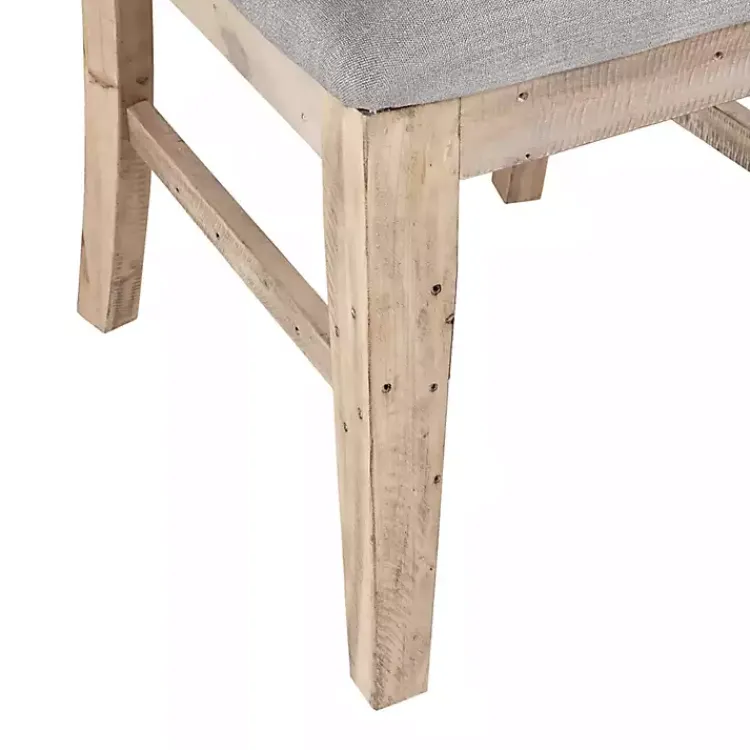 Dining Chairs-Kirklands Home Gray Natural Wooden Sonoma Dining Chairs, Set of 2 Tan