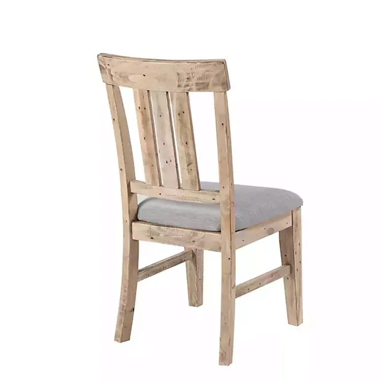 Dining Chairs-Kirklands Home Gray Natural Wooden Sonoma Dining Chairs, Set of 2 Tan