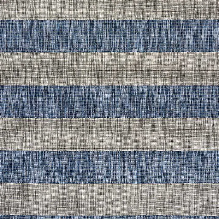Outdoor Rugs-Kirklands Home Coastal Stripes Outdoor Area Rug, 7x9