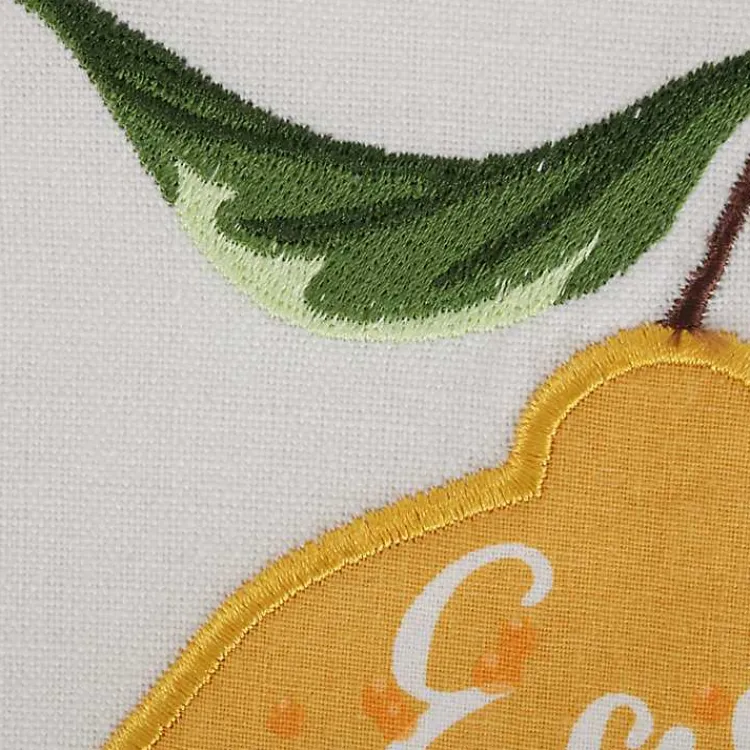 Kitchen Accessories-Kirklands Home Lemon Bliss Printed Kitchen Towels, Set of 4