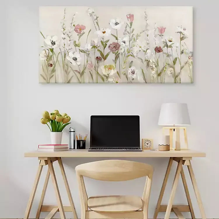 Canvas Art-Kirklands Home Blooming Around Canvas Art Print Tan
