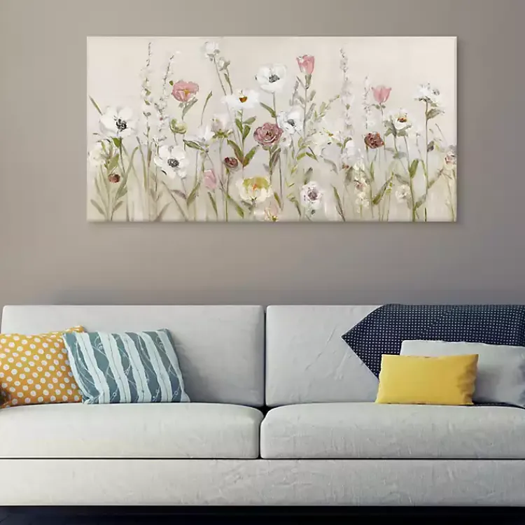 Canvas Art-Kirklands Home Blooming Around Canvas Art Print Tan