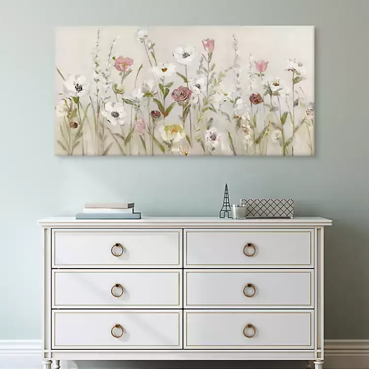 Canvas Art-Kirklands Home Blooming Around Canvas Art Print Tan