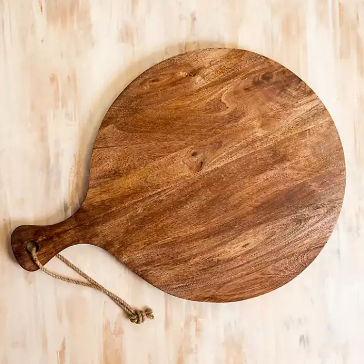 Serving & Entertaining-Kirklands Home Antique Wooden Paddle Serving Board Brown