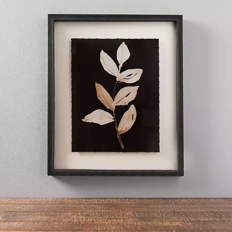 Framed Art-Kirklands Home Pressed Leaves I Framed Art Print