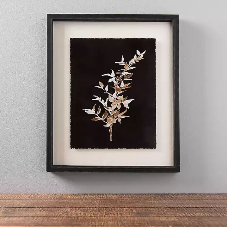 Framed Art-Kirklands Home Pressed Leaves III Framed Art Print