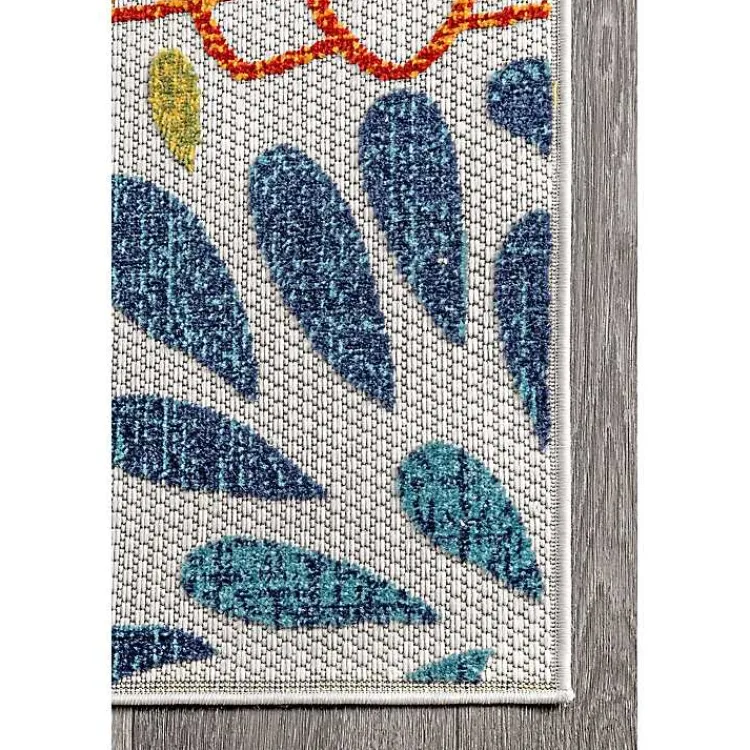 Outdoor Rugs-Kirklands Home color Burst Indoor/Outdoor Area Rug, 8x10 Multi