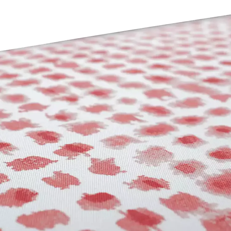 Outdoor Cushions & Pillows-Kirklands Home Coral Dotted Settee Cushion