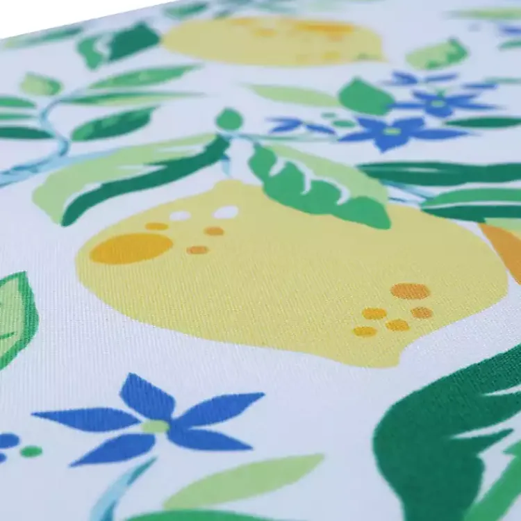 Outdoor Cushions & Pillows-Kirklands Home Lemon Vines Outdoor Bench Cushion