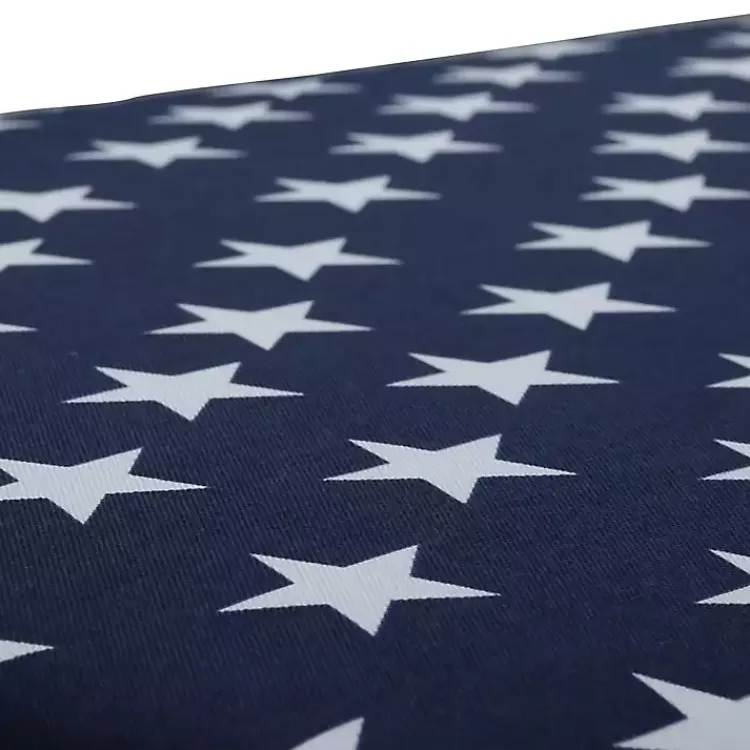 Outdoor Cushions & Pillows-Kirklands Home Navy Stars Outdoor Throw Pillows, Set of 2