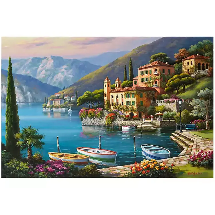 Canvas Art-Kirklands Home Villa Bella Vista Canvas Art Print, 36x24 in. Multi