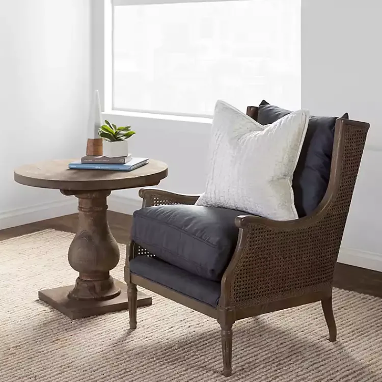 Accent & End Tables-Kirklands Home Reclaimed Pine Caroline Accent Table Brown