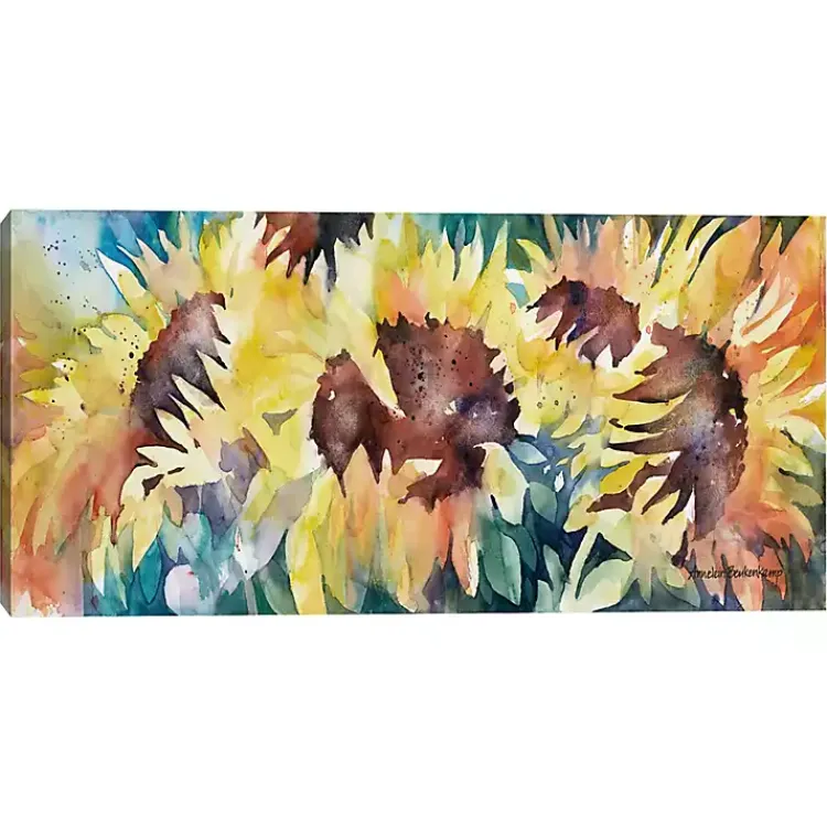 Canvas Art-Kirklands Home Row of Sun Light Canvas Art Print Multi