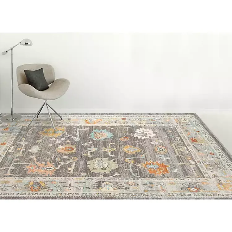 Area Rugs-Kirklands Home Taupe Bohemian Area Rug, 5x8 Gray