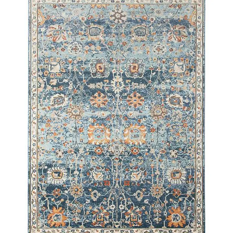 Area Rugs-Kirklands Home Navy Bohemian Area Rug, 7x9 Blue