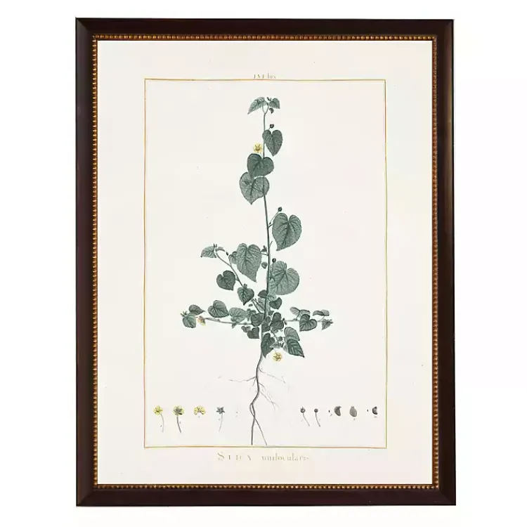 Framed Art-Kirklands Home Sida Greenery Black Beaded Framed Art Print
