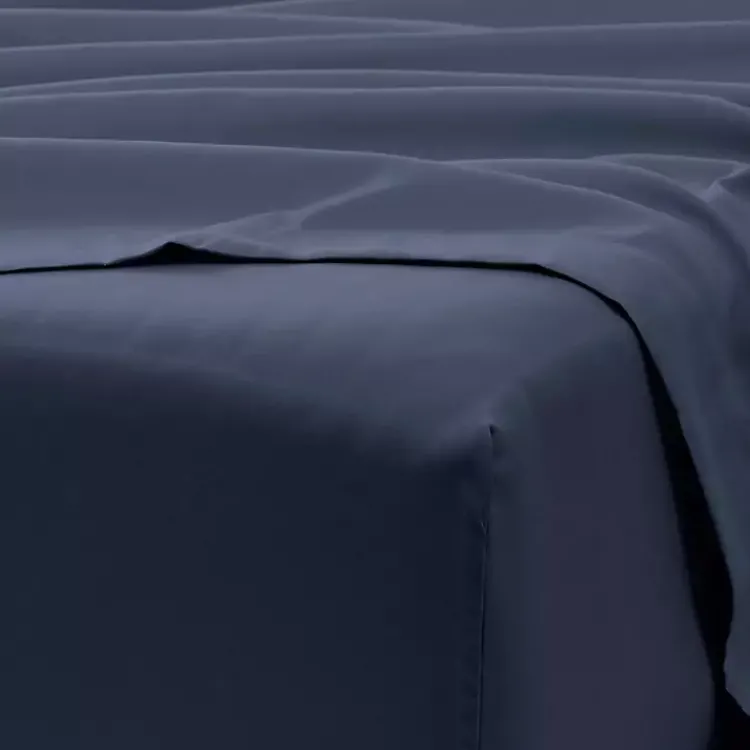 Bed Sheets-Kirklands Home Navy Ultra Soft 6-pc. California King Sheet Set Blue