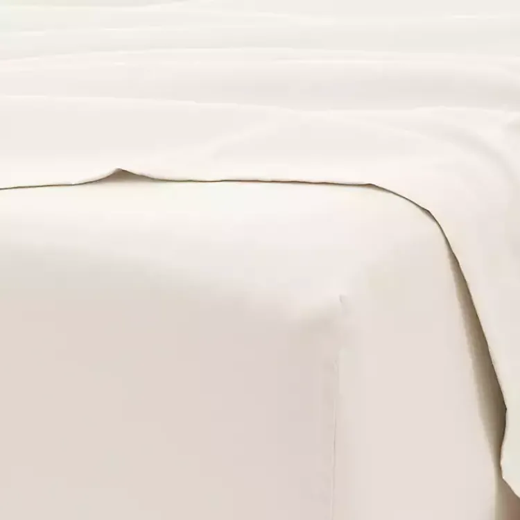 Bed Sheets-Kirklands Home Ultra Soft 6-pc. Queen Sheet Set Ivory