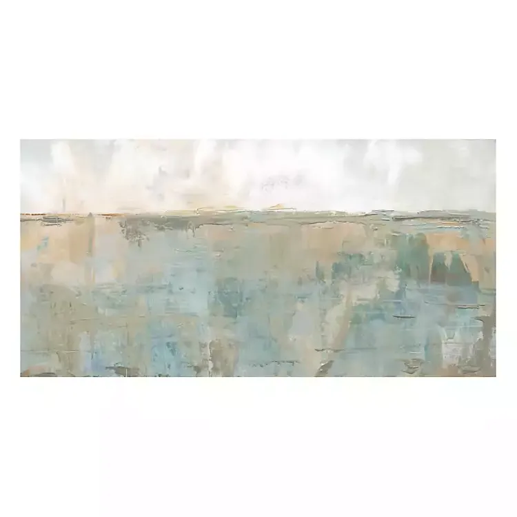 Canvas Art-Kirklands Home Distant Field Giclee Canvas Art Print Green