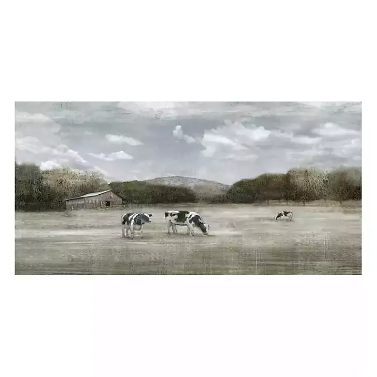 Canvas Art-Kirklands Home Country Satisfaction Giclee Canvas Art Print Green