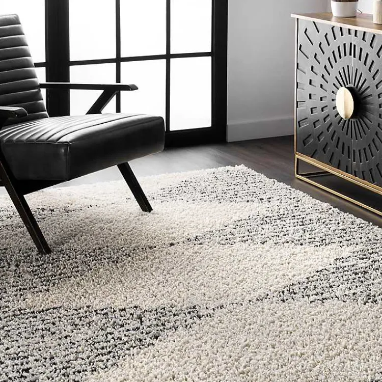 Area Rugs-Kirklands Home Shattered Diamonds Scarlette Area Rug, 5x7