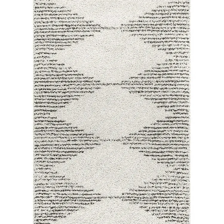 Area Rugs-Kirklands Home Shattered Diamonds Scarlette Area Rug, 7x10 Ivory