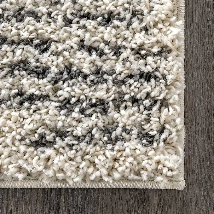 Area Rugs-Kirklands Home Shattered Diamonds Scarlette Area Rug, 7x10 Ivory