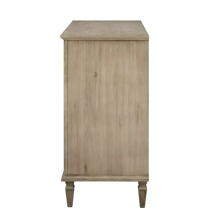 Dressers & Chests-Kirklands Home Brushed Birch 4-Drawer Wooden Dresser Tan